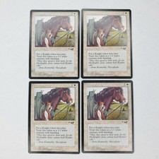 Errand of Duty x4 Alliances LP/NM White Creature Magic the Gathering MTG $1 SHIP
