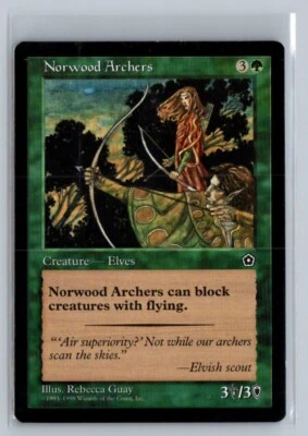 Norwood Archers Portal Second Age Common – MTG Magic the Gathering Card - Image 1 of 2