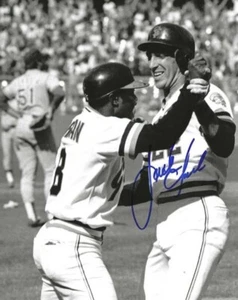 Signed 8x10 JACK CLARK San Francisco Giants Autographed Photo - COA - Picture 1 of 1
