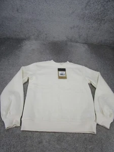 The North Face Sweater Girls Large Camp Fleece Slouchy White NEW - Picture 1 of 8