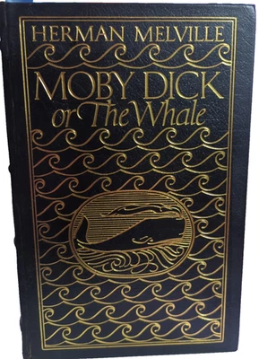 Herman Melville Moby Dick or The Whale  Easton Press 100 Leather Bound 1977 - Image 1 of 4