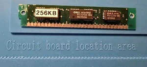 256KB 30-Pin SIMM RAM (OKI, M514256A-80J FPM 80ns, Parity) – Tested - Picture 1 of 2