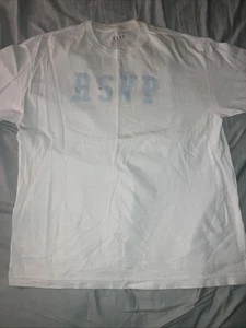 RSVP Gallery Off White Virgil Abloh Double Sided Short Sleeve T Shirt Size XL - Picture 1 of 5