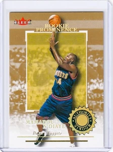 2000-01 Fleer Authority Prominence 125/75 /75 Mamadou N'Diaye #135 Rookie RC - Picture 1 of 2