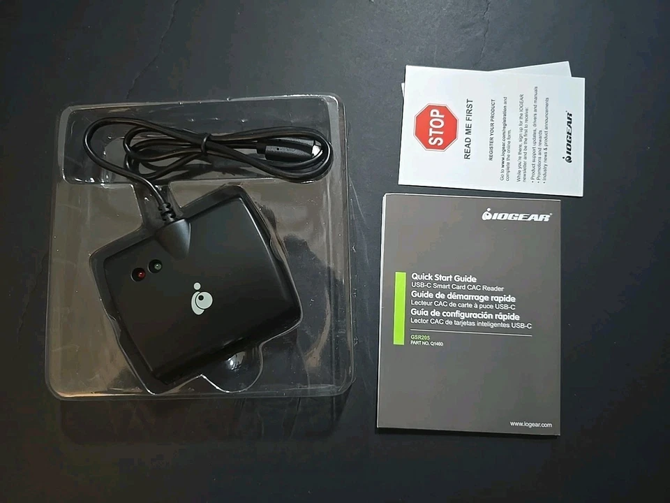 IOGEAR GSR205 USB-C Smart Card Reader Universal Compatibility  - Image 1 of 1