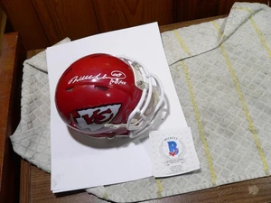 Will Shields Autographed Riddell Kansas City Chiefs Mini-Helmet beckett coa - Picture 1 of 4
