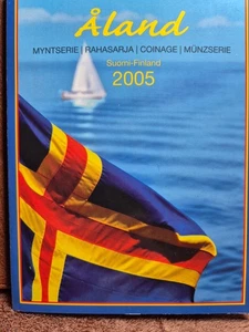Aland Münzserie Finnland KMS 2005 im original Blister - Bild 1 von 4