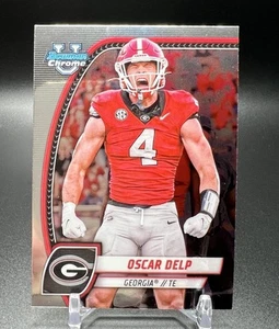 2024 Bowman Chrome U OSCAR DELP #192 Georgia Bulldogs - Picture 1 of 2