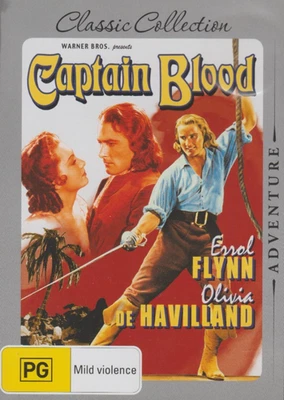 Captain Blood (DVD, 1935) - VERY GOOD - Free Post - Region 4 - image 1 of 2