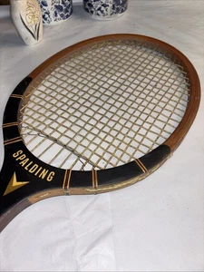 Spalding Pancho Gonzales Signature Vintage Holz Tennisschläger - sehr schön! - Bild 1 von 9