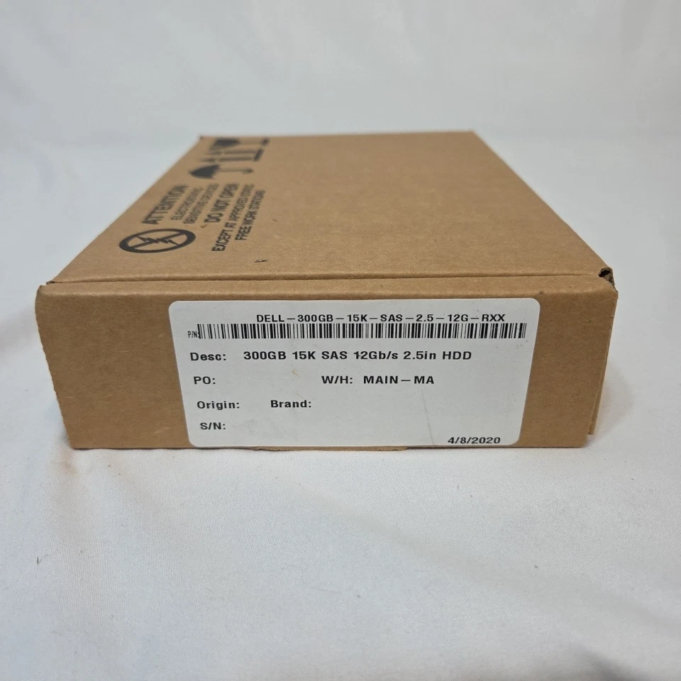 Dell ST300MP0005 300GB SAS 15k 2.5" 12G Hard Drive 7FJW4 - FACTORY SEALED NEW - Image 1 of 4