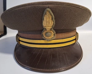 Gorro paraguas Italia Caballería Capitán Italia Cap Militaria 2WW - Imagen 1 de 4