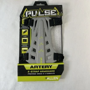 Pulse Archery By Allen 2-Strap Bow Archery Arm-guard Adjustable Gray - Picture 1 of 2