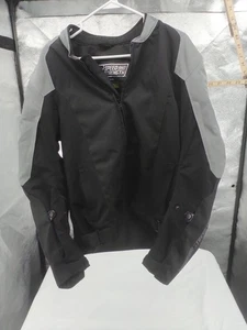 Speed and Strength Jacket Men XL Gray Armored Padded Motorcycle Biker Street - Picture 1 of 7