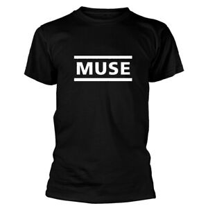 Muse White Logo Black T-Shirt NEW OFFICIAL