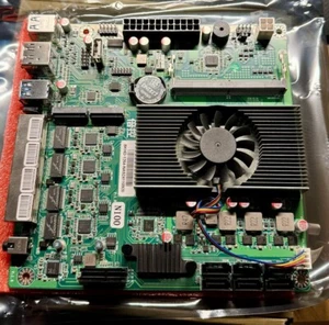 Carte mère Intel N100 NAS, carte mère ITX, 6 baies, 6 SATA3.0, 4x2.5G, i2 - Afbeelding 1 van 3