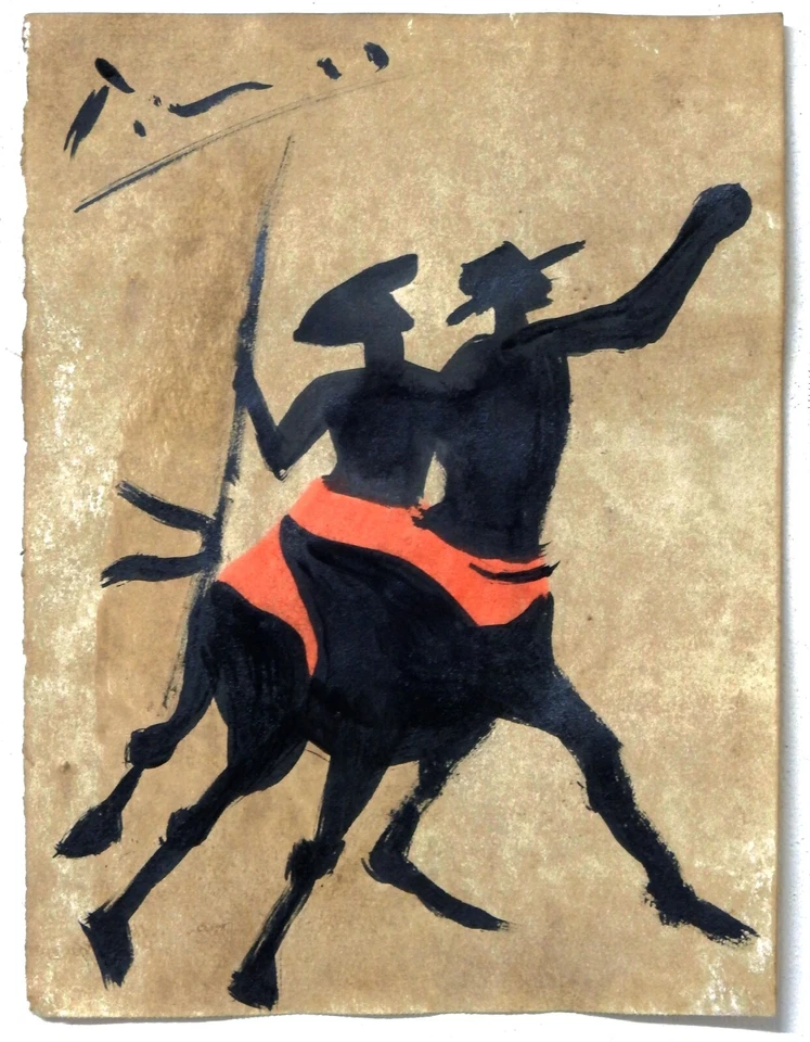 Lienzo Impresión Artística Matador y Toro Picasso Pablo Original De Colección Raro Foto 1 de 4