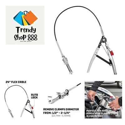 Professional 24-Inch Flexible Hose Clamp Pliers - Durable and Lightweight - Image 1 of 4