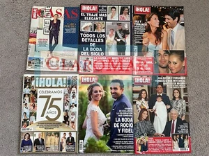 Lote Lot 6 Hola Revistas Magazines Bodas Bebés Aniversario Casas Enrique Iglesia - Picture 1 of 7