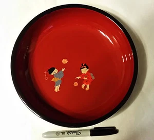 Laquered Ware Traditional Decorative Bowl Japan/Japanese-ship free - Picture 1 of 3