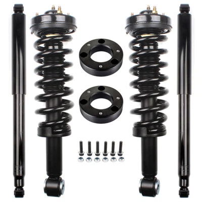 2" Front Leveling Lift Kit & Front Struts & Rear Shocks For 09-12 Ford F-150 2WD Foto 1 de 4