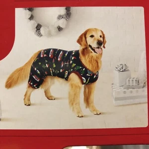 NEW Wondershop Dog & Cat Red Dinosaur Gnomes Plaid Fairisle Comfy Pajamas M XL - Picture 1 of 3