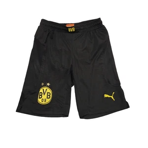 Puma BVD Black Drawstring Shorts Uk Boys Size Medium W23 BB285 - Picture 1 of 5