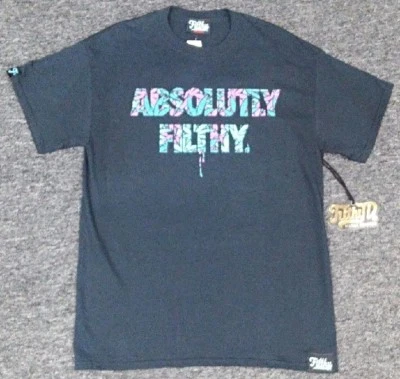 ABSOLUTLY FILTHY T-SHIRT - BLACK - BY FILTHY DRIPPED - MEN - FREE SHIP! - Image 1 of 2