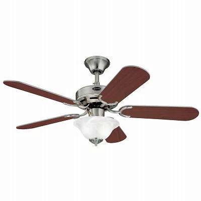 Westinghouse 72375 Richboro Ceiling Fan + Light Kit, Brushed Nickel, 42-In. - - Image 1 of 2