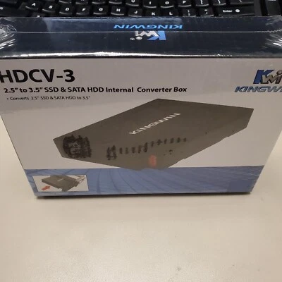 Kingwin 2.5-Inch to 3.5-Inch SSD and SATA HDD Converter Box for Internal Use New - Image 1 of 2
