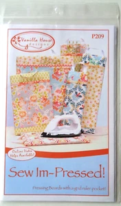 "Sew Im-Pressed", Pressbrett, Quilt, P209, Vanilla House Designs, Neu - Bild 1 von 2