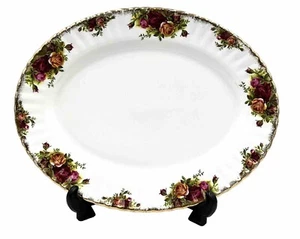 Royal Albert "Old Country Roses" Oval Serving Platter - England c. 1962 - Picture 1 of 9