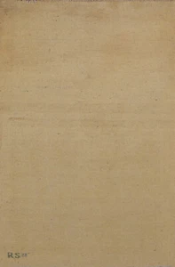 Durable Contemporary Gabbeh Solid Design Wool Rug - Made to Last! 3x5 ft - Picture 1 of 20