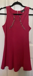 NWT Girls 16 DRESS, by Hannah Banana Sara Sara, Colorful Bling on Pink, 16, New - Picture 1 of 7