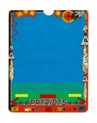Vectrex Patriots Overlay New OEM Quality - Image 1 of 2
