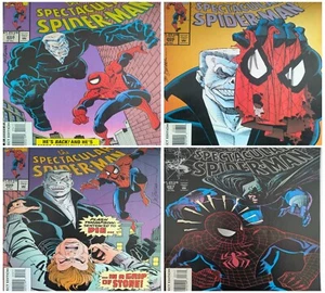 The Spectacular Spiderman-Four Direct Edition Issue 204,205,206 and 207-Like New - Picture 1 of 23