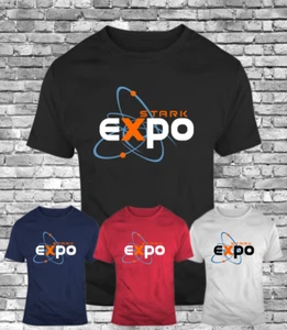 New stark expo funny best gift super hero iron tony men's t-shirt man tee geek - Picture 1 of 5