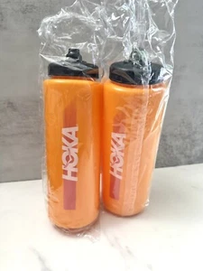 HOKA Sport Trinkflasche ORANGE Reise Camping Wandern Radfahren Radfahren Laufen (2) - Bild 1 von 4