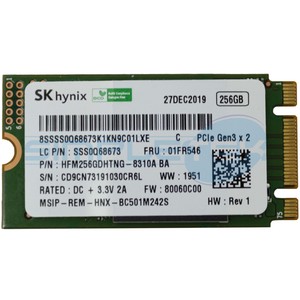 SSD 256GB 2242 M.2 Nvme Pci-E- 3.0 x2 SK hynix HFM256GDHTNG SSS0Q68673 01FR546