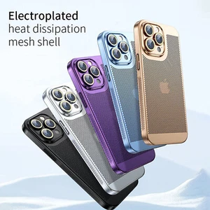 Shockproof Case Heat Dissipation Cover For iPhone 15 Pro Max 14 13 12 11 SE 3/2 - Picture 1 of 38