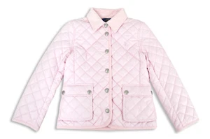Polo Ralph Lauren Kids Girls Pony Embroidery Quilting Jacket, Pink, S(7), 9731-1 - Picture 1 of 1