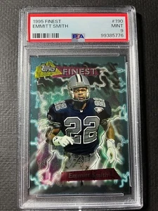 EMMITT SMITH 1995 Finest #190 PSA 9 MINT / Cowboys / HOF / Florida - Picture 1 of 3