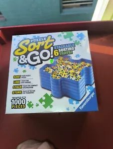 Ravensburger Puzzle Sort & Go Stackable Sorting Trays Store Up to 1,000 Pcs New - Picture 1 of 2