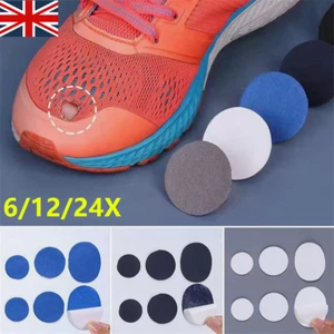 6-24X Sneaker Lined Patch Vamp Heel Hole Repair Sticker Sports Mesh Shoes New - Picture 1 of 15
