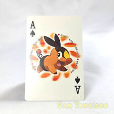 Pokémon BW Playing Card Poker Game - Tepig Card 3.5in Unova Nintendo 2010