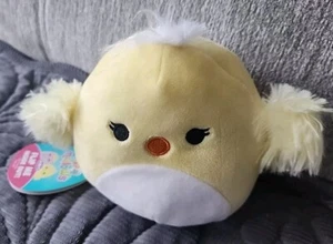 Squishmallows 5” Flip A Mallow Edie Easter Egg & Aimee Yellow Chick (One Plush) - Picture 1 of 6