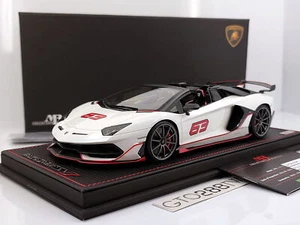 MR Collection 1:18 Lamborghini Aventador SVJ 63 Roadster Balloon White L.E 63pcs - Picture 1 of 15