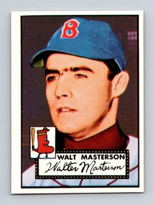 1983 Topps 1952 Reprint Series #186 Walt Masterson