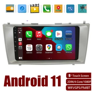 Android 11 Car Stereo For 2007-2011 TOYOTA CAMRY Carplay Radio WIFI GPS Navi - Picture 1 of 12