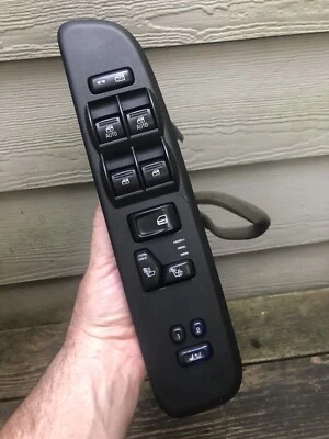 Unidad de interruptor de control de ventana lateral del conductor Saab 9-7x 2005-2009 25866995 OEM izquierda Foto 1 de 4